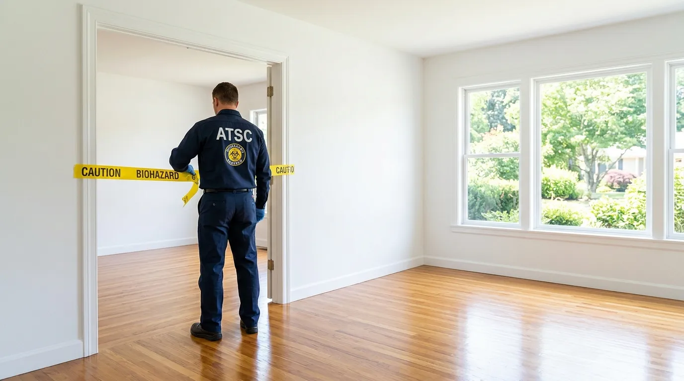 Certified biohazard cleanup crew performing Crime Scene Cleanup in Spring Hill